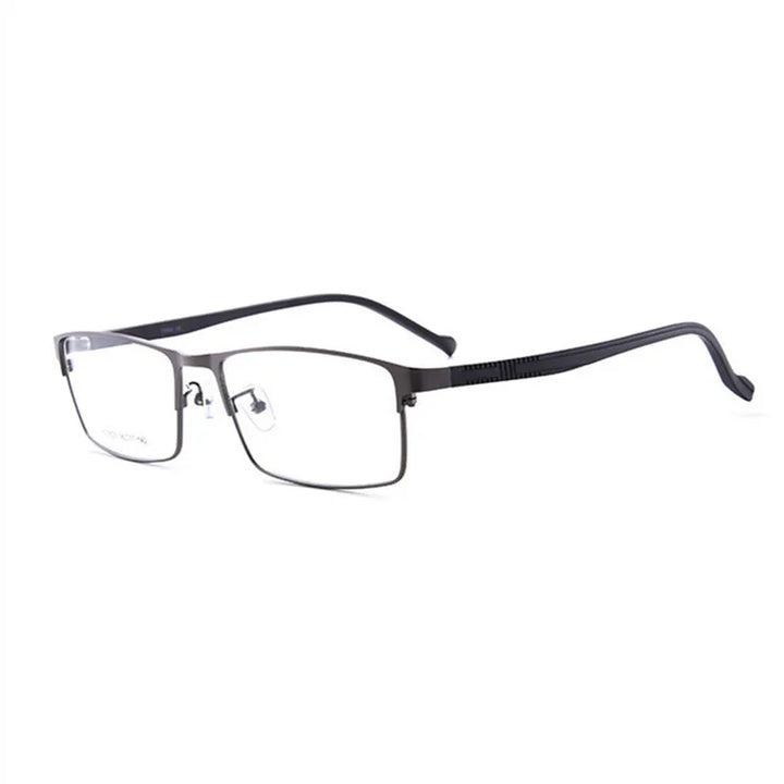 Kocolior Unisex Full Rim Square Alloy Hyperopic Reading Glasses 8825 Reading Glasses Kocolior Black +25 