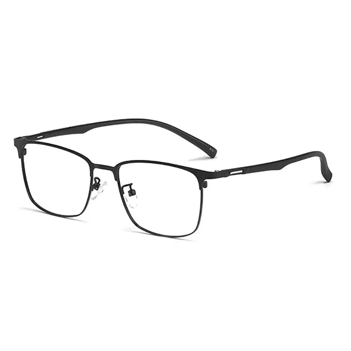 Handoer Unisex Full Rim Square Alloy Eyeglasses Spring Hinges 89027 Full Rim Handoer   