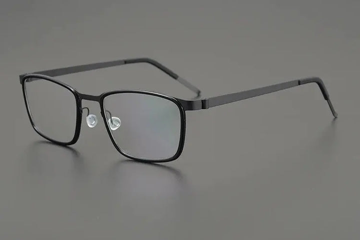 Bobbie 971100 Unisex Square Titanium Acetate Full Rim Frames FuzWeb