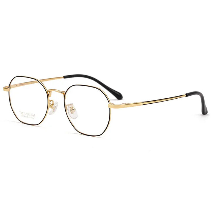 Hotochki T3956 unisex beta titanium prescription eyeglasses — view 11
