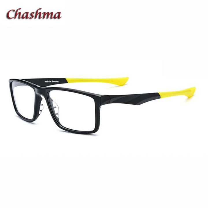 Chashma Ochki Women's Full Rim Square Tr 90 Titanium Eyeglasses 17203
