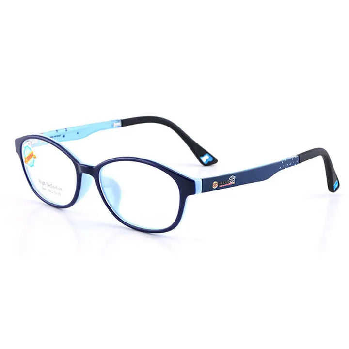 Reven Jate Unisex Youth's Full Rim Oval Square Tr 90 Eyeglasses 56914