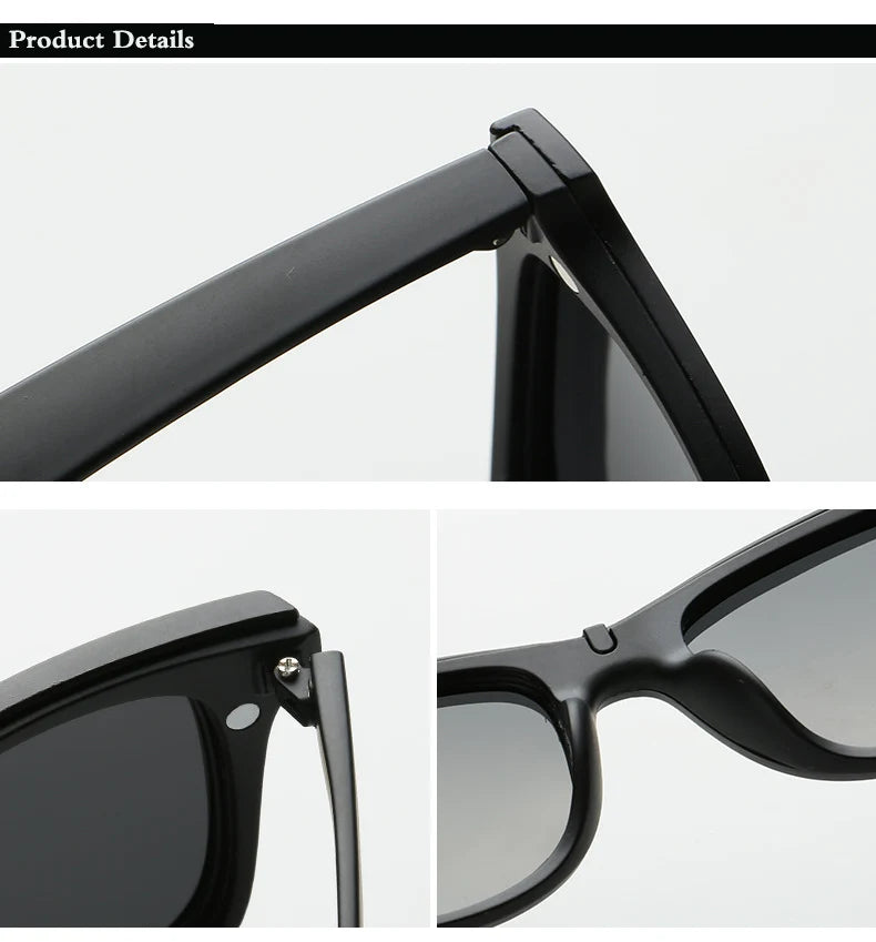 Belmon Brand Spectacle Frame Men Women With 5 Clip On Sunglasses Polarized Magnetic Eyeglasses Rs159 Clip On Sunglasses Belmon   