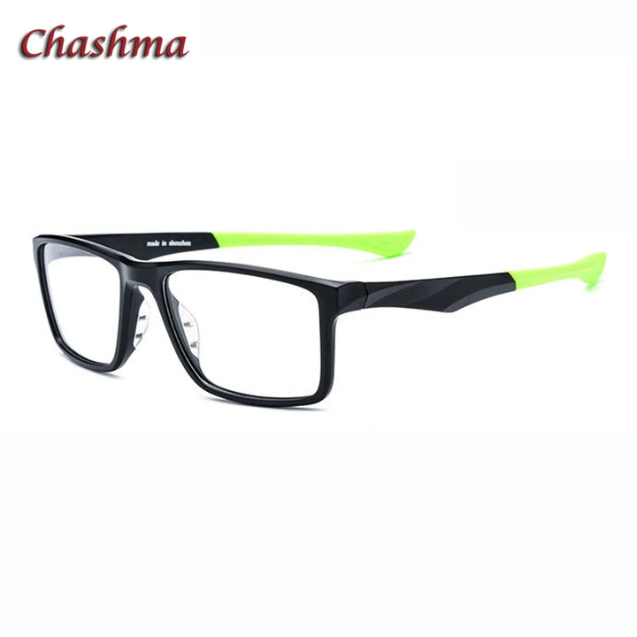 Chashma Ochki Women's Full Rim Square Tr 90 Titanium Eyeglasses 17203