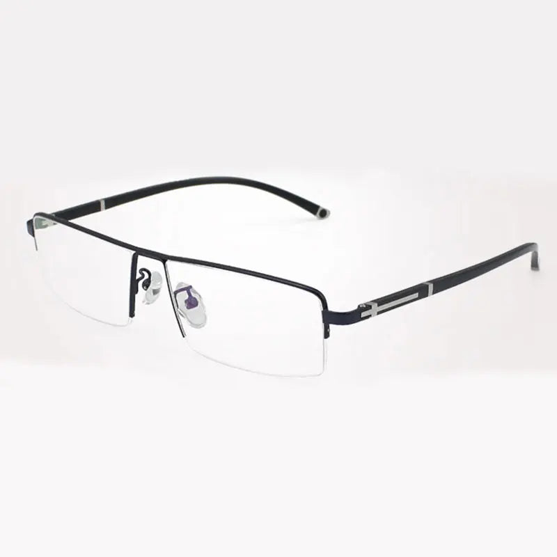 Reven Jate Women's Semi Rim Square Alloy Eyeglasses 56200