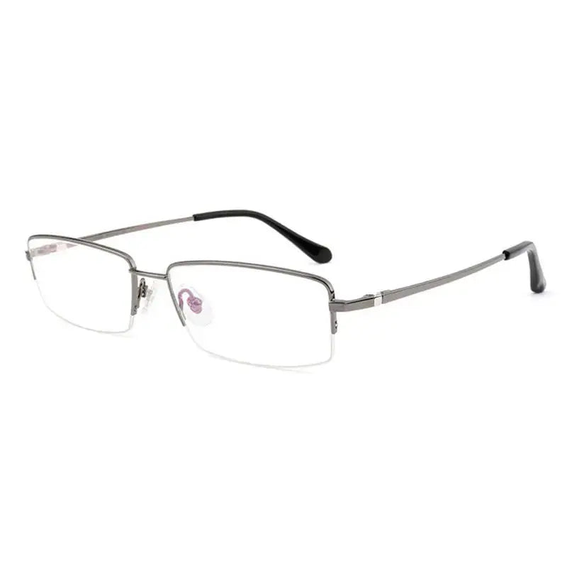Hotochki Unisex Rimless Rectangle Titanium Frames 553116 FuzWeb