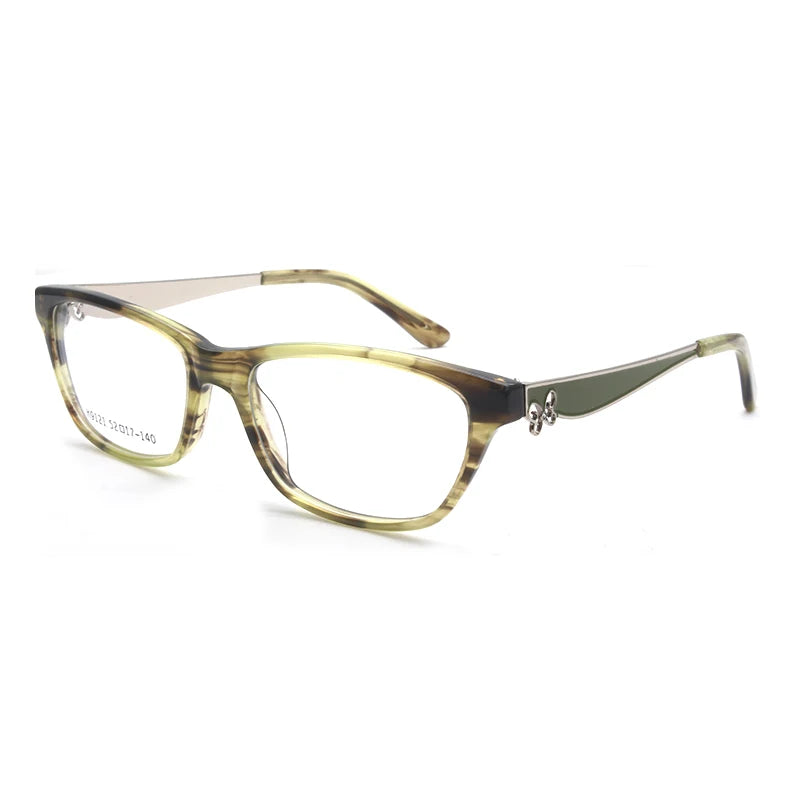 Reven Jate Women's Full Rim Square Acetate Eyeglasses 91214