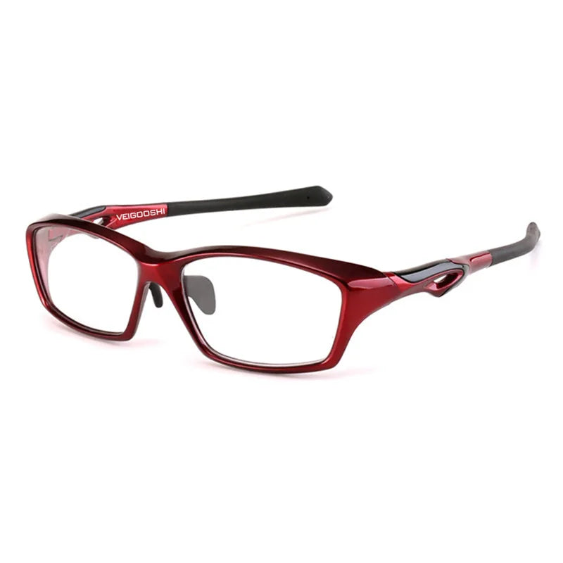 Chashma Ochki Unisex Full Rim Square Tr 90 Titanium Eyeglasses 318021
