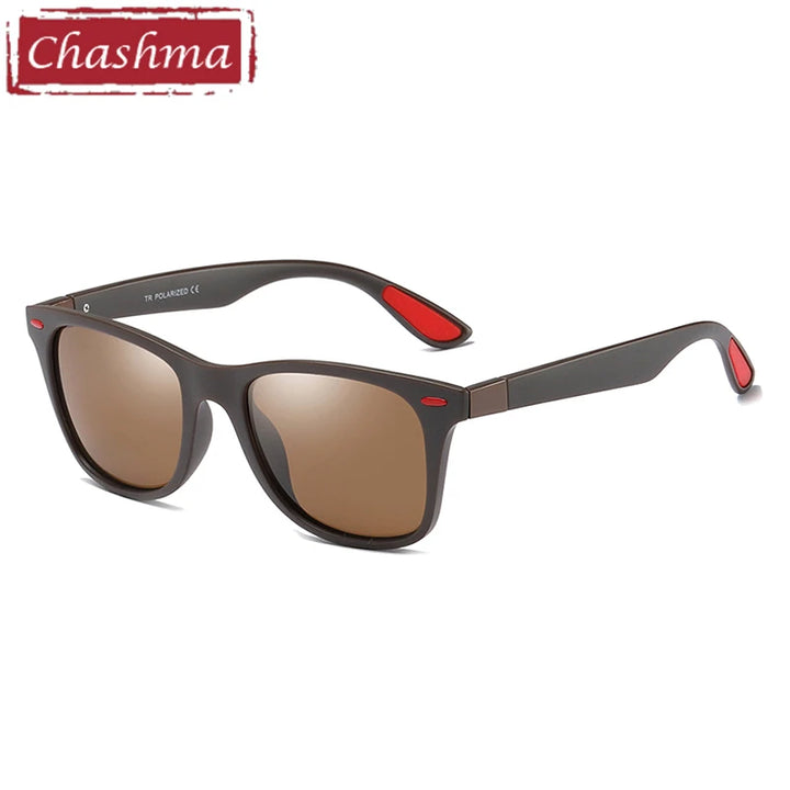 Chashma Ottica Unisex Full Rim Square Tr 90 Titanium Sunglasses 214497