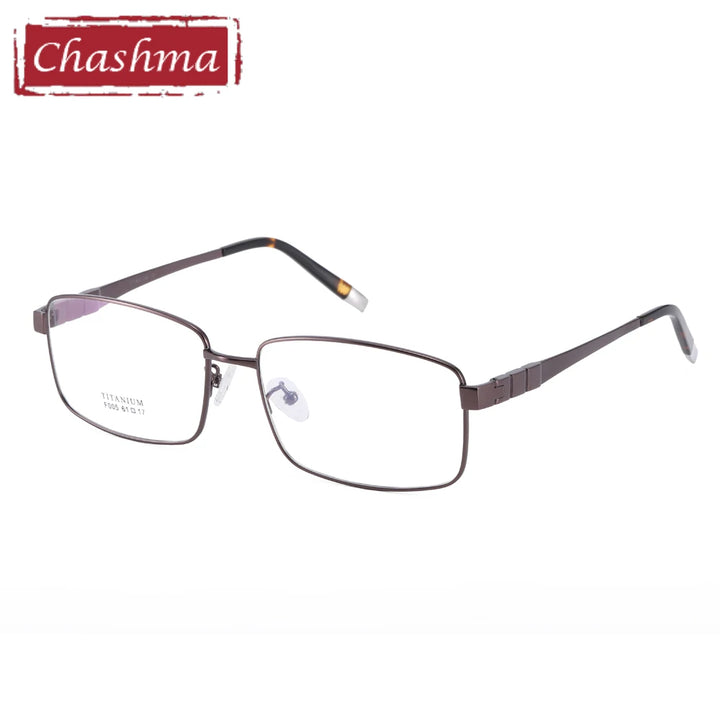 Chashma Unisex Full Rim Square Titanium Eyeglasses 952005