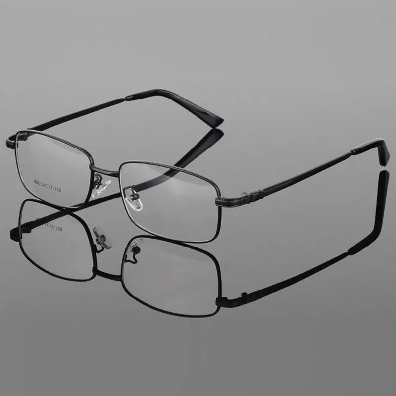 Reven Jate Unisex Full Rim Square Alloy Eyeglasses 66902