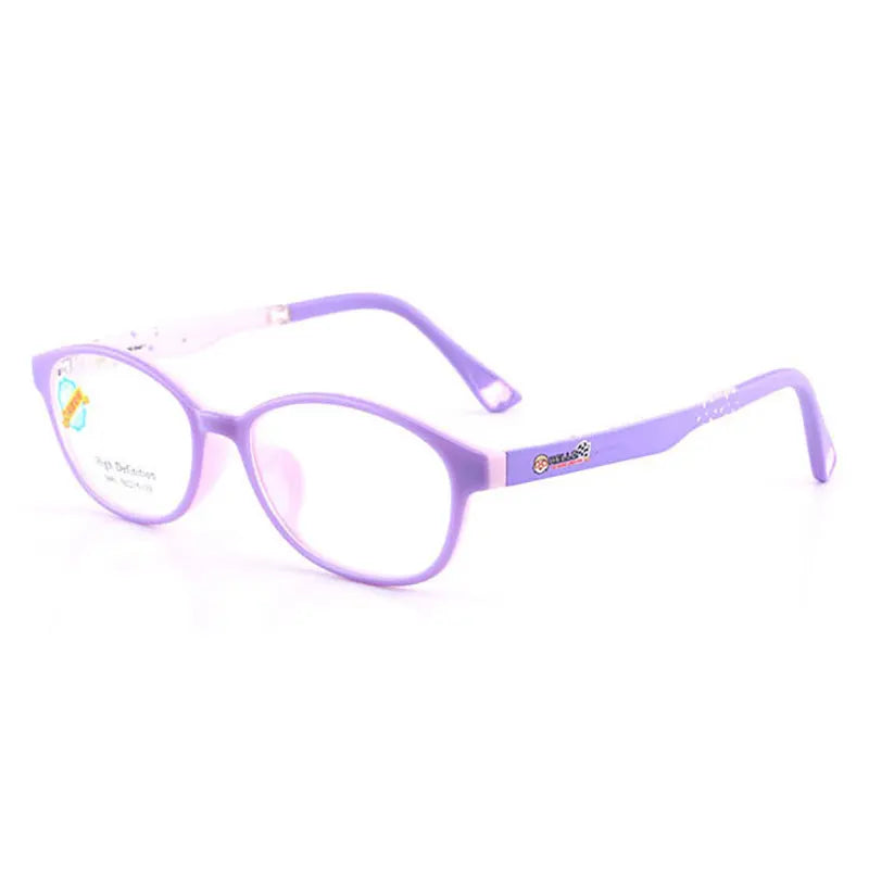 Reven Jate Unisex Youth's Full Rim Oval Square Tr 90 Eyeglasses 56914