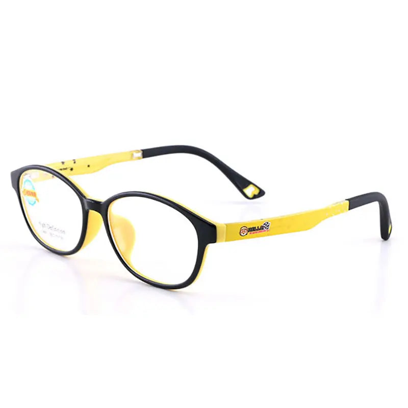 Reven Jate Unisex Youth's Full Rim Oval Square Tr 90 Eyeglasses 56914