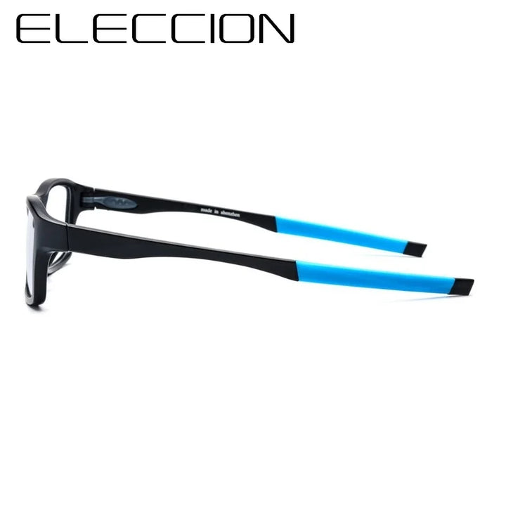 Eleccion Unisex Full Rim Square Tr 90 Titanium Sport Eyeglasses 17206 Full Rim Eleccion