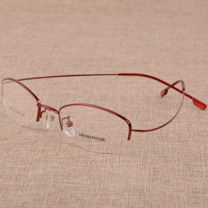 Bclear Women's Semi Rim Alloy Eyeglasses S643 Semi Rim Bclear   