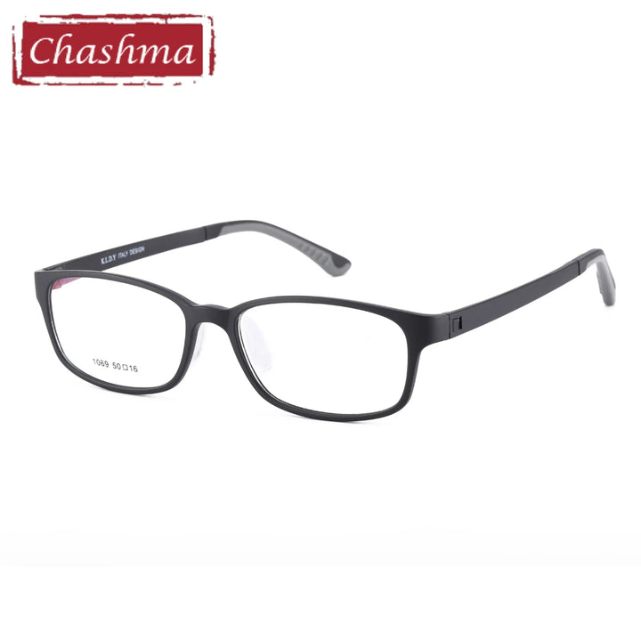 Chashma Ochki Women's Full Rim Oval Square Tr 90 Titanium Eyeglasses 10694