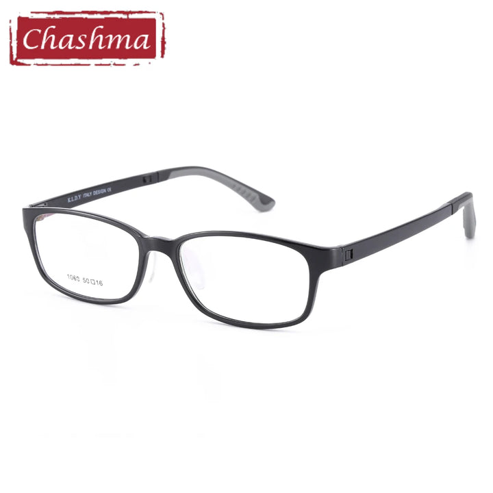 Chashma Ochki Women's Full Rim Oval Square Tr 90 Titanium Eyeglasses 10694