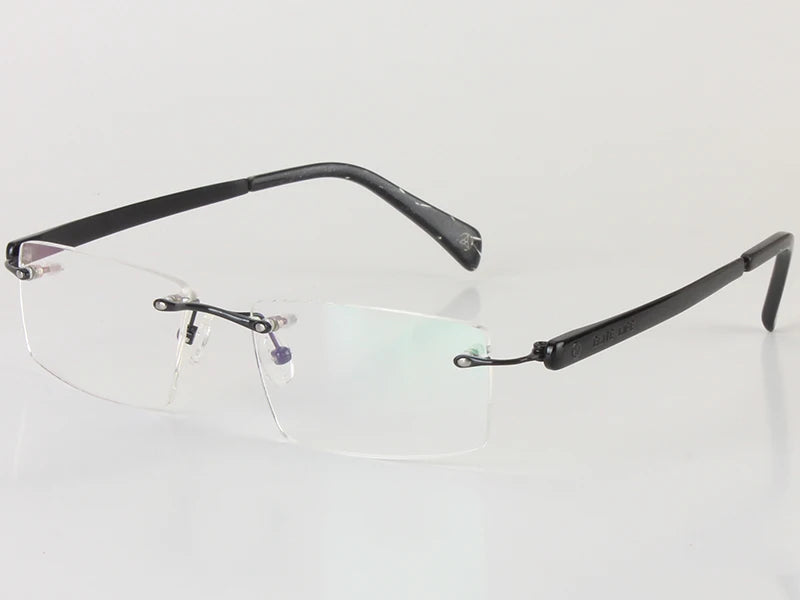 Chashma Ottica Women's Rimless Square Titanium Eyeglasses 17018
