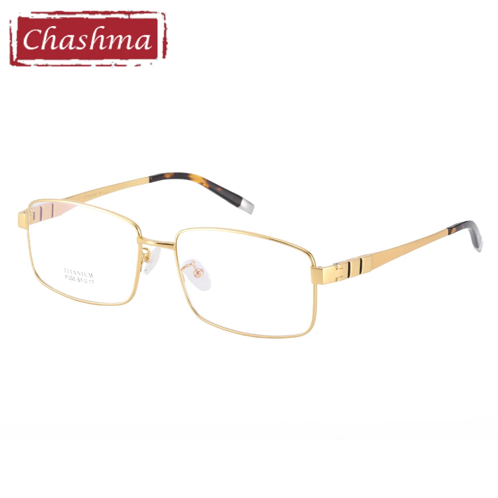 Chashma Unisex Full Rim Square Titanium Eyeglasses 952005