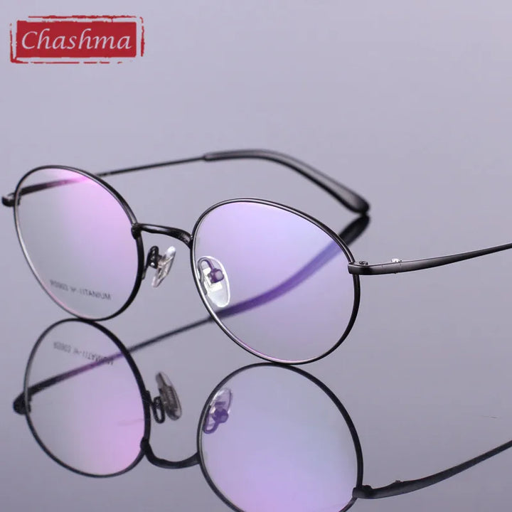 Chashma Women's Full Rim Oval Round Titanium Eyeglasses 94903 Full Rim Chashma