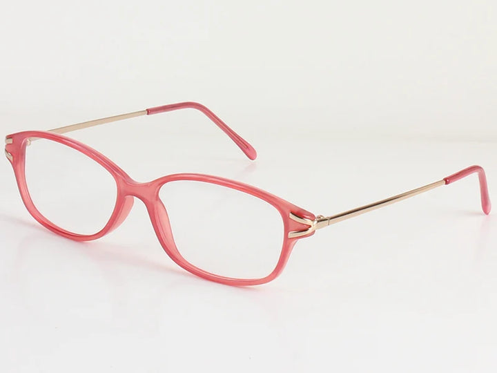 Chashma Women's Full Rim Square Oval Acetate Eyeglasses 60091 Full Rim Chashma Pink  