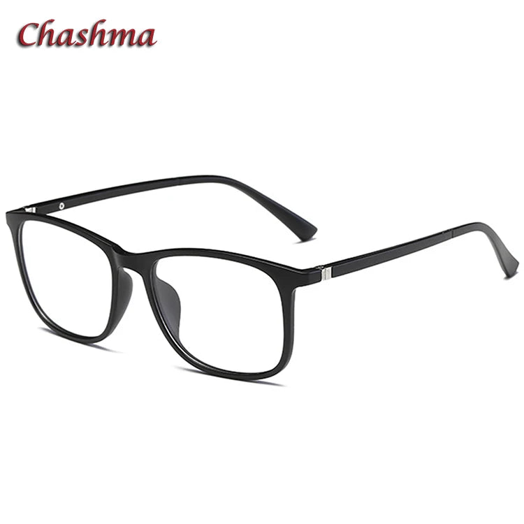 Chashma Ochki Unisex Full Rim Square Tr 90 Eyeglasses Clip On Sunglasses 2263/64
