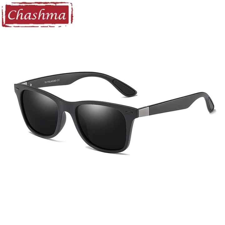 Chashma Ottica Unisex Full Rim Square Tr 90 Titanium Sunglasses 214497
