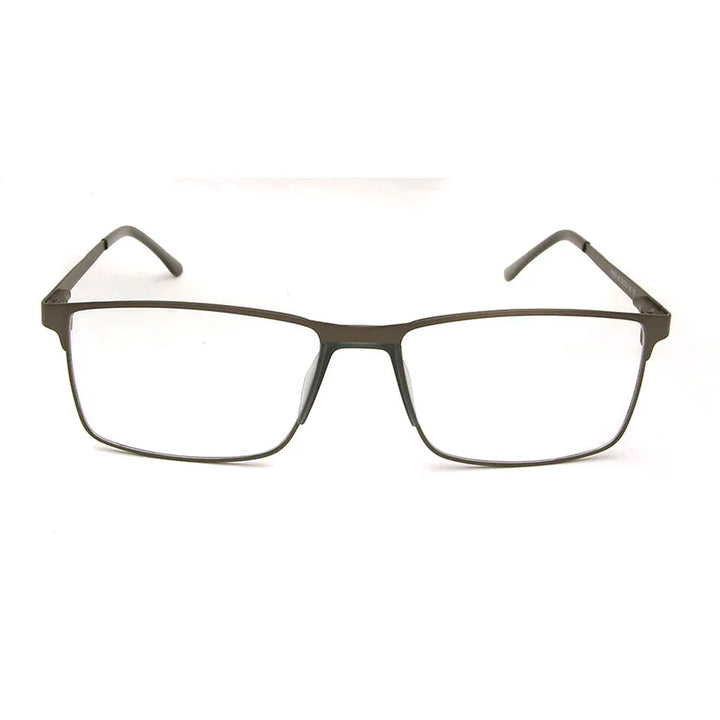 Esnbie Unisex Full Rim Square Titanium Alloy Eyeglasses 85052 Full Rim Esnbie   