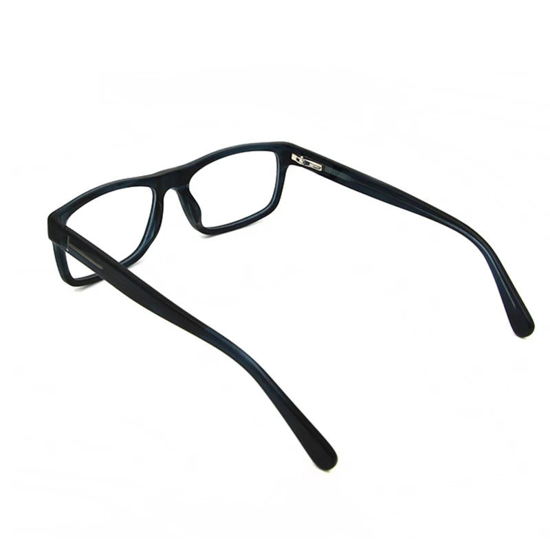 Esnbie Unisex Full Rim Square Rectangle Acetate Eyeglasses 80694 Full Rim Esnbie   