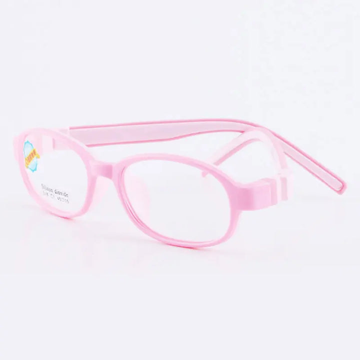 Reven Jate Unisex Children's Full Rim Oval Tr 90 Silicone Eyeglasses 51841