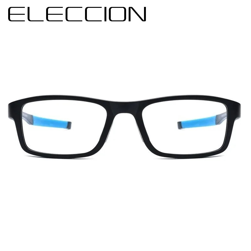 Eleccion Unisex Full Rim Square Tr 90 Titanium Sport Eyeglasses 17206 Full Rim Eleccion