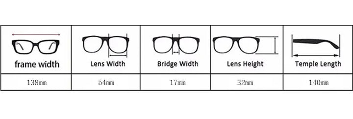 Reven Jate Men's Rimless Square Titanium Diamond Cut Eyeglasses 99001 Rimless Reven Jate