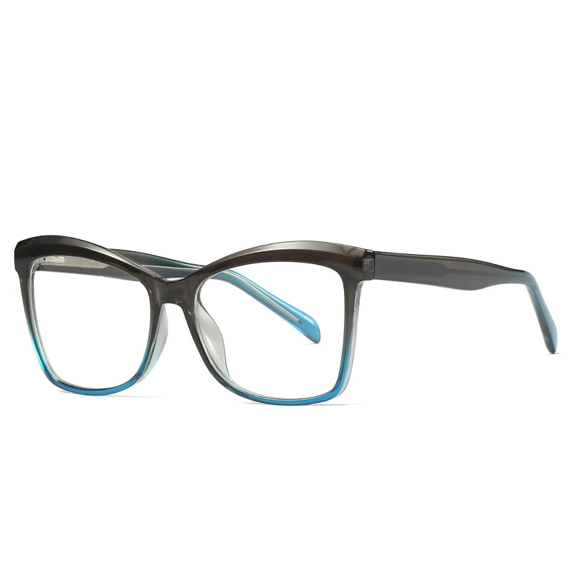Hotochki Women's Full Rim Square Tr 90 Alloy Eyeglasses 320146