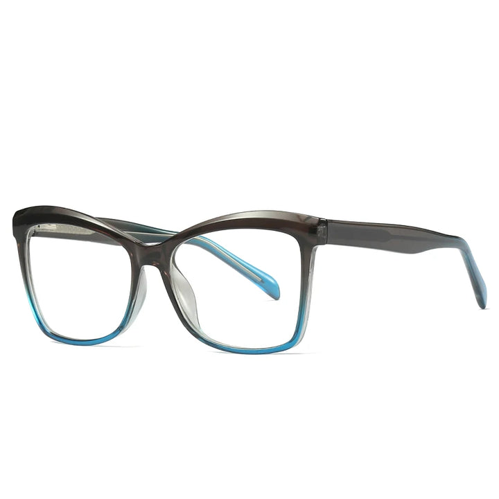 Hotochki Women's Full Rim Square Tr 90 Alloy Eyeglasses 320146