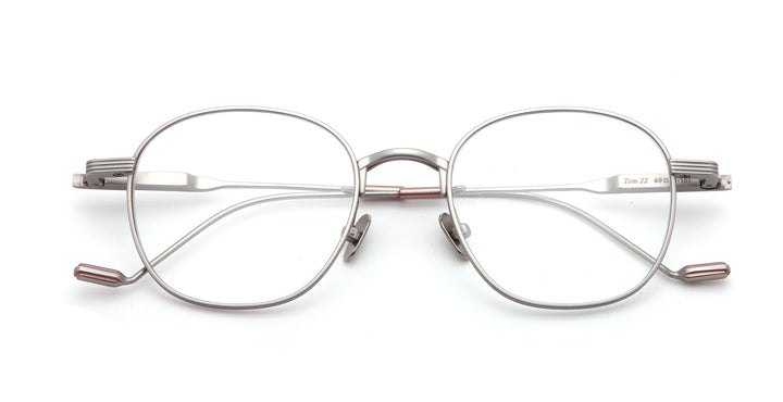 Muzz Unisex Full Rim Oval Round Titanium Eyeglasses 21022