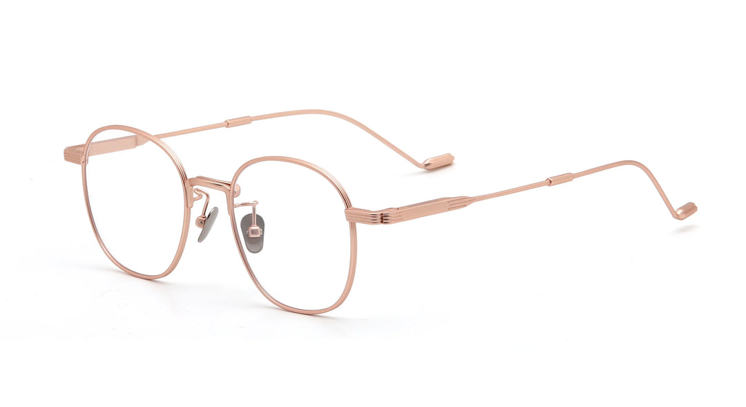 Muzz Unisex Full Rim Oval Round Titanium Eyeglasses 21022