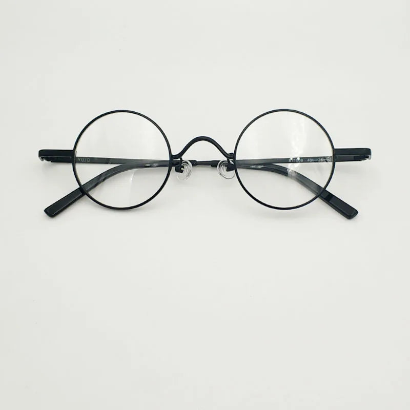 Yujo Women's Full Rim Round Alloy Eyeglasses 811008 Full Rim Yujo
