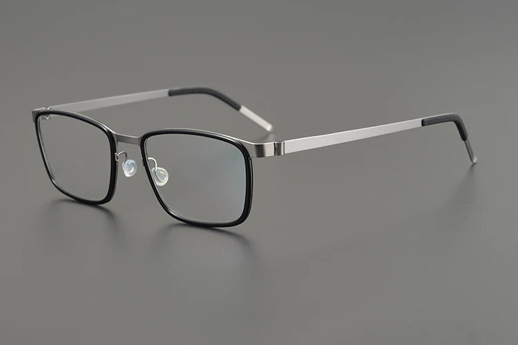 Bobbie Unisex Full Rim Square Titanium Acetate Eyeglasses 971167