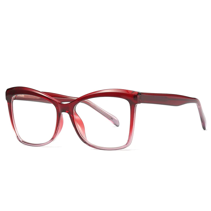 Hotochki Women's Full Rim Square Tr 90 Alloy Eyeglasses 320146