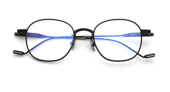 Muzz Unisex Full Rim Oval Round Titanium Eyeglasses 21022