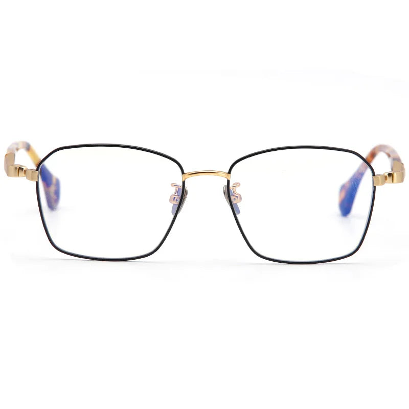 Muzz M1065 unisex square pure titanium prescription eyeglasses — view 5