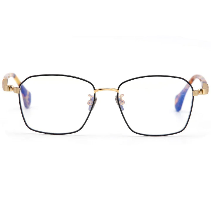 Muzz M1065 unisex square pure titanium prescription eyeglasses — view 5