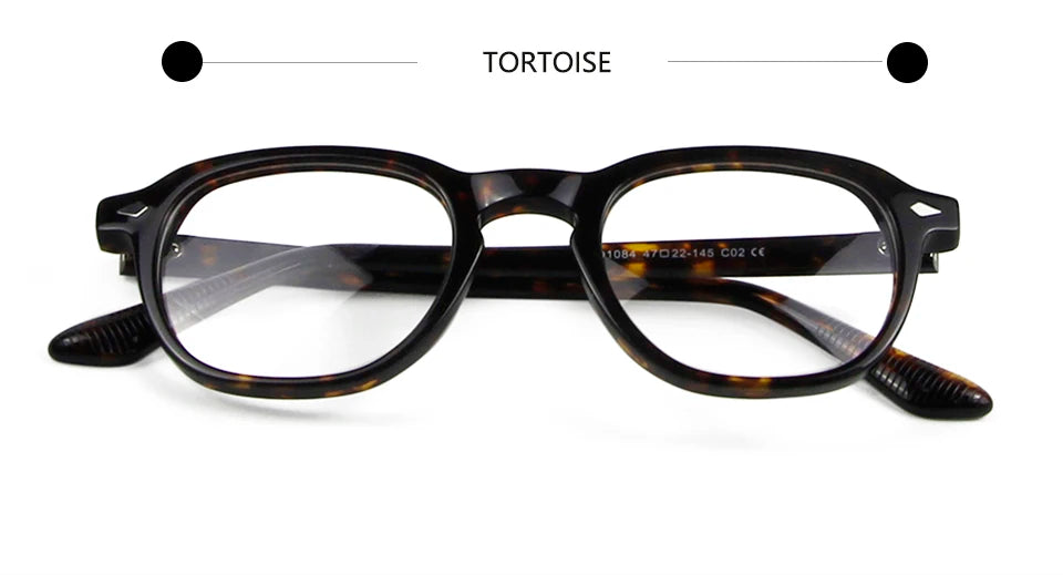 Esnbie Women's Full Rim Oval Square Acetate Eyeglasses 610841