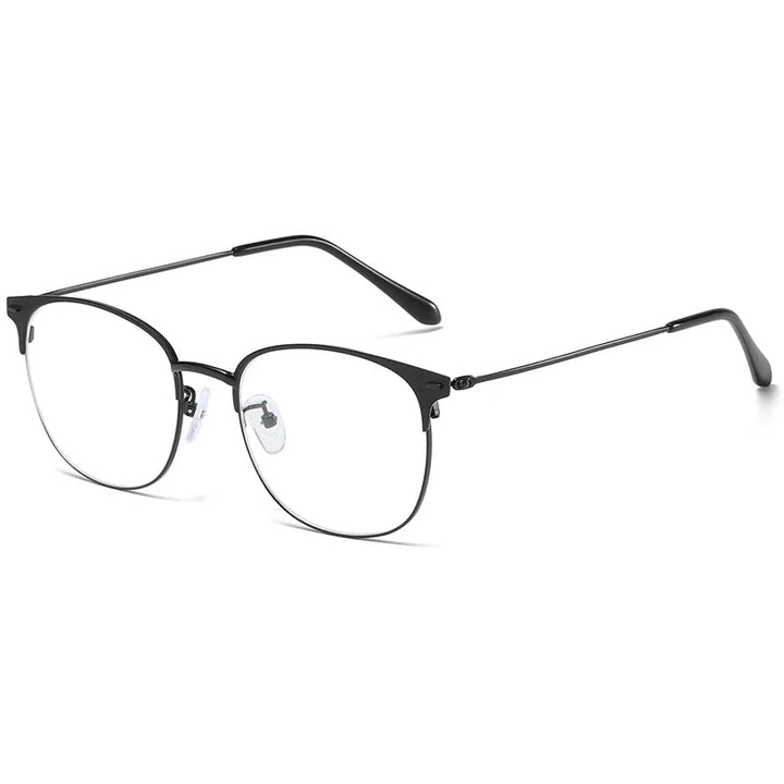 Kocolior Unisex Full Rim Square Tr 90 Titanium Alloy Eyeglasses 19008 Full Rim Kocolior   