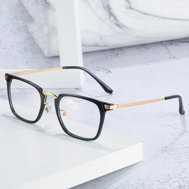 Hotochki Women's Full Rim Square Tr 90 Alloy Eyeglasses 62142