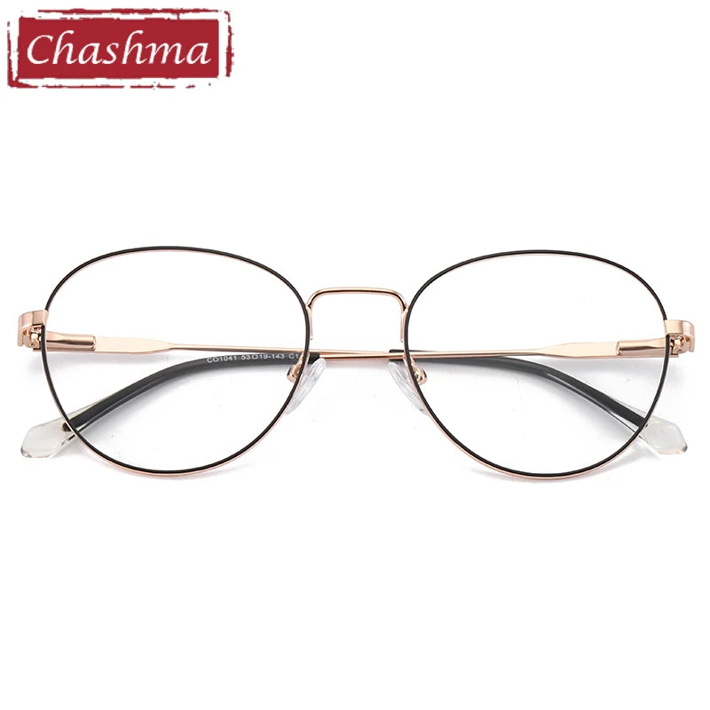 Chashma Women's Full Rim Oval Round Alloy Eyeglasses 41041 Full Rim Chashma   