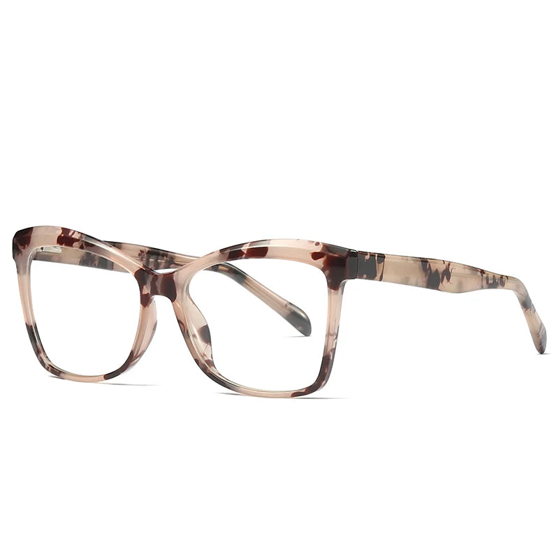 Hotochki Women's Full Rim Square Tr 90 Alloy Eyeglasses 320146