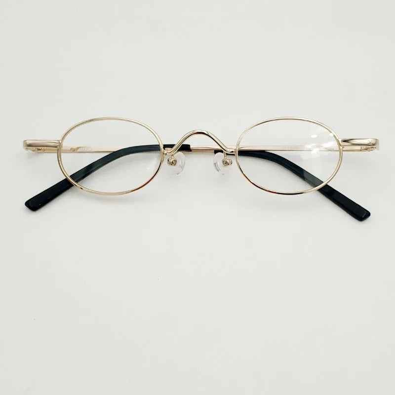 Yujo Unisex Full Rim Oval Alloy Eyeglasses 13427 Full Rim Yujo