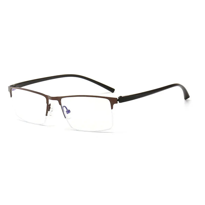 Hotochki 9501 unisex semi rim alloy prescription eyeglasses — view 8