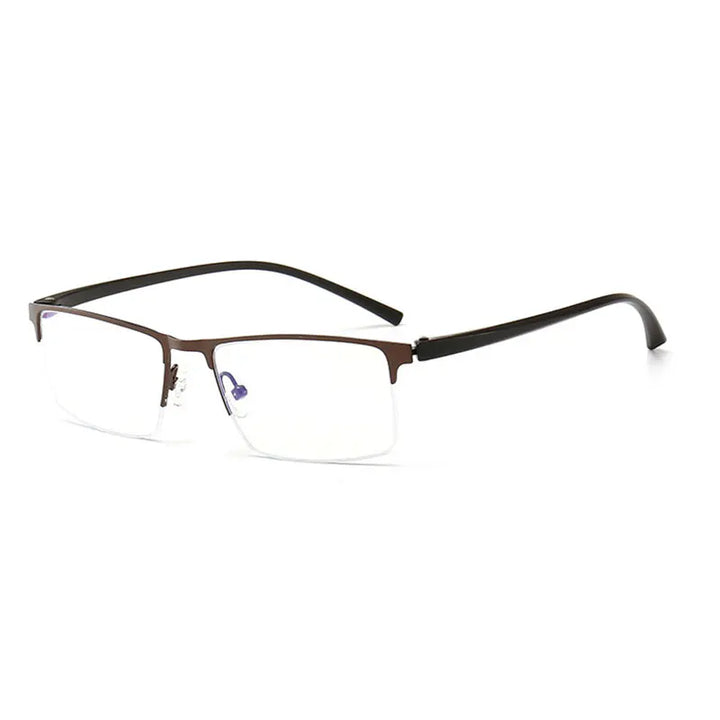 Hotochki 9501 unisex semi rim alloy prescription eyeglasses — view 8
